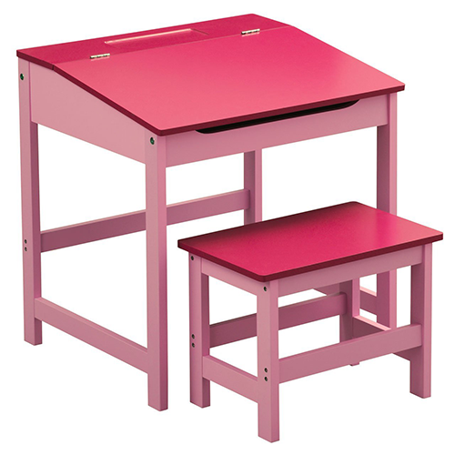 Girls pink outlet stool